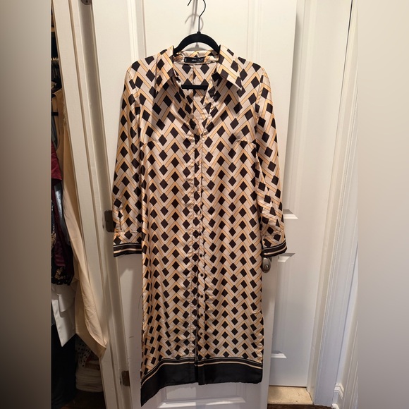 Mango Geometric Patterned Dress - Picture 4 of 6